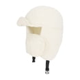 thumbnail image 2 of YABCSAZ Winter Trapper Ear Flap Hat for Women, Fleece Lined Hat with Ear Protection, Windproof Ushanka Winter Hat with Adjustable Faux Fur, 2 of 2