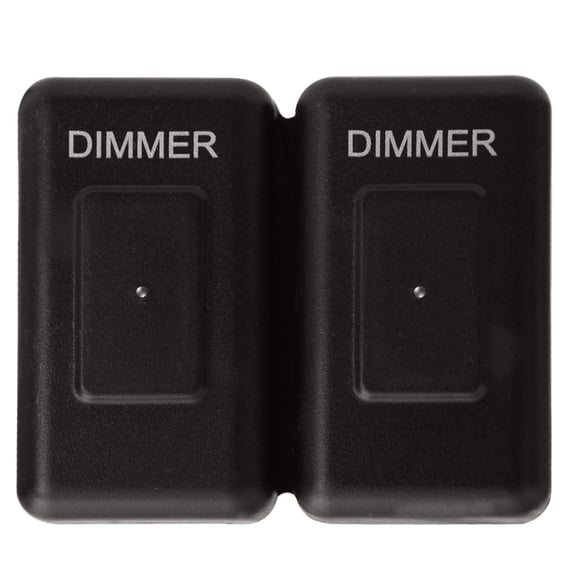Facon Variateur Tactile 12 Volts pour Lumières de VR, 120 W Max, Variateur Mural PWM, à Utiliser avec des Lumières DEL, des Ampoules Incandescentes et Halogènes pour VR, Caravane, Marine et Guirlandes Lumineuses (Double)
