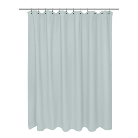 Cotton Waffle Weave Shower Curtain Spa, Standard Shower Curtain Dimensions