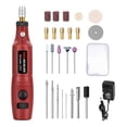 thumbnail image 2 of Outil Rotatif, Rotatif 3,7 avec Variateur, Accessoires Électrique Rotatif Bricolage Rouge, 2 of 8