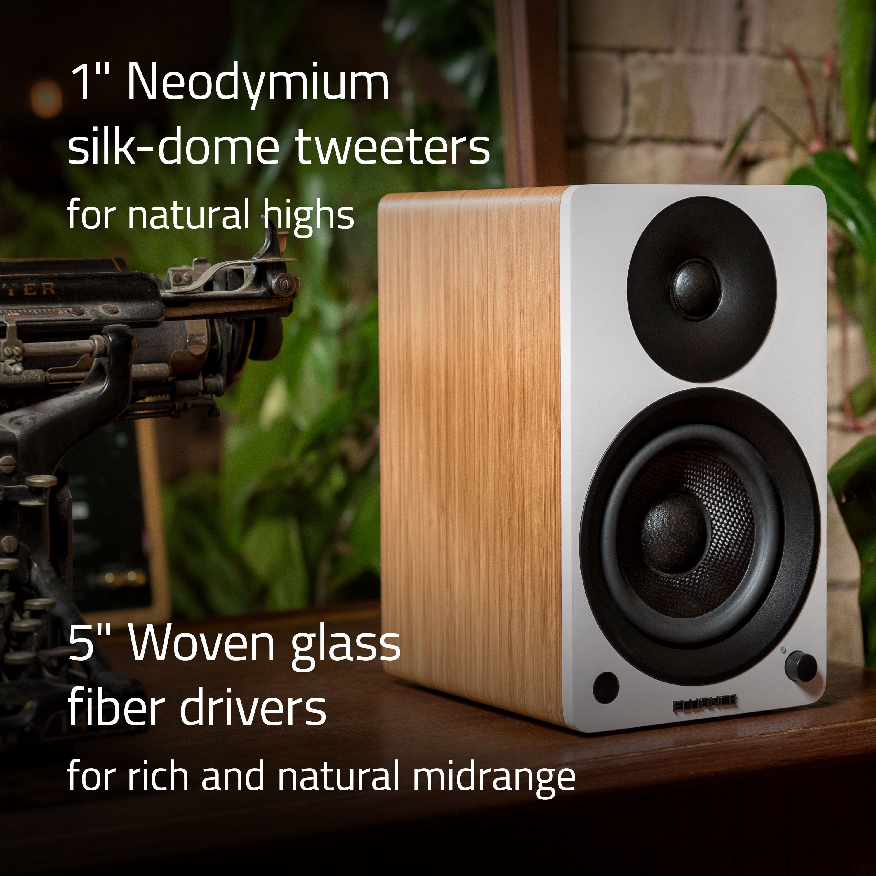 Fluance Ai41 Powered Bookshelf Speakers and DB10 Powered Subwoofer - Thumbnail 2