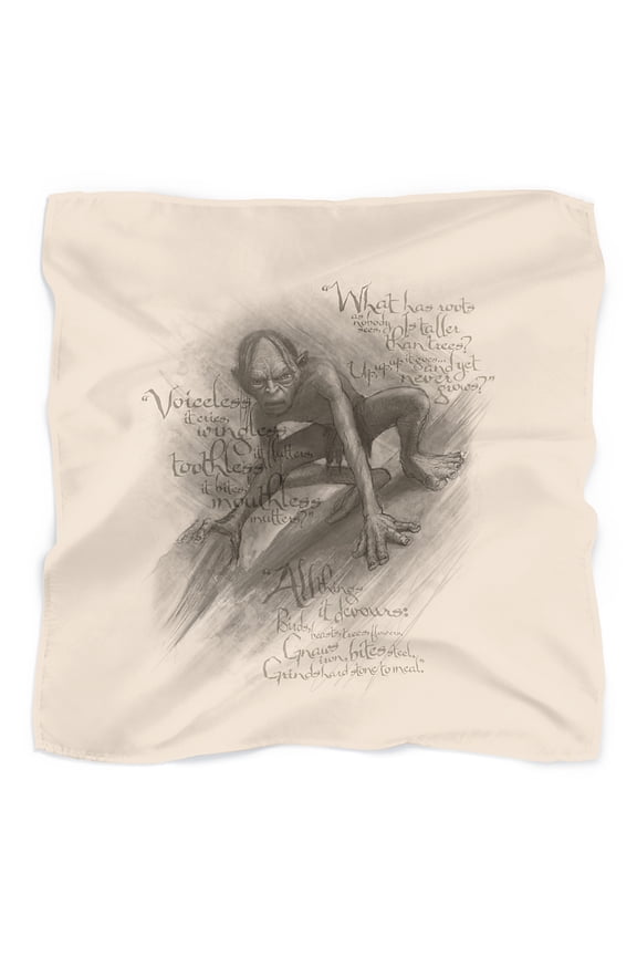 The Hobbit Riddles Bandana (21 in x 21 in)