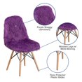 thumbnail image 2 of Shaggy Dog Hot Pink Accent Chair, 2 of 9