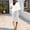 #318-White, variant on TaTaai Womens Shorts Elastic Drawstring Waist Side Pocket Rolled Hem Solid Soft Breathable Casual Linen Shorts for Summer Gift