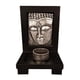 thumbnail image 2 of 1 candelabro de mesa con la cara de Buda, estatua realista de Buda. Plata, 2 of 9