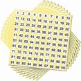 thumbnail image 1 of 100 Sheets Number Labels Stickers 1-100 Numbers Round Stickers 0.4 Inch Small Self-adhesive Number Xxf, 1 of 5
