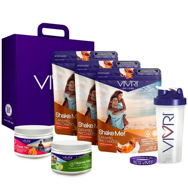 Reto VIVRI 30 días | Sistema de Nutrición que te proporcionan 30 comidas balanceadas que te ayudan a alcanzar tus obejtivos. Incluye Shaker y Pulsera.