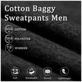 thumbnail image 4 of FEDTOSING Baggy Sweatpants Men Wide Leg Comfy Lounge Pants Loose Fit Elastic Waist Casual Track Pant, 4 of 7