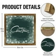 thumbnail image 4 of Eveokoki Farmhouse Wall Decor Signs For Christmas Decorations - Rustic 12” Wood Christmas Snowflakes Picture Frame - Easy To Hang Indoor Holiday Decor For Your Home, 4 of 4