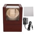 thumbnail image 2 of Automatic Watch Winder Watch Winder Box Watch Winder Case Wristwatch Winder Box Automatic Watch Winder Box Quiet Motor Mechanical Watch Display Storage Box 100-240VUS Plug, 2 of 8