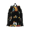 thumbnail image 3 of Balery Cartoon Tractor Vintage Canvas Backpack for Men and Women - Large Capacity, Durable Travel Laptop Bag for School, Work, Hiking, and Outdoor Activities, 3 of 7