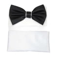 thumbnail image 2 of Men's Fancy Bow Tie/Hankie Set By J.Valintin Soft Microfiber Silky JVBT-33, 2 of 2