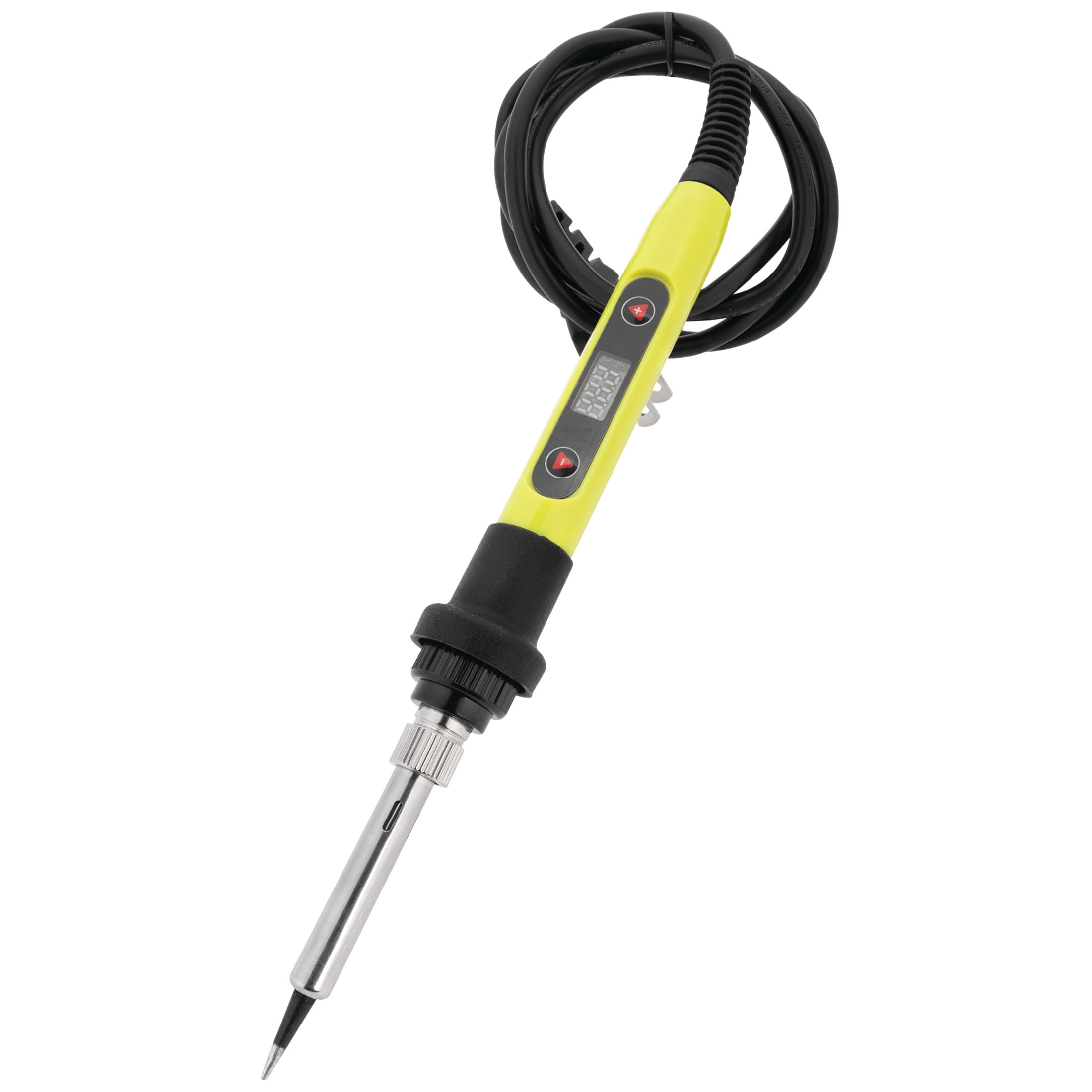 Performance Tool W2084 80W Digital Soldering Iron Kit - Electronics Repair, Precision Temperature Control Soldering Iron, Computer, Automotive Wiring, Stand Included, Green/Black