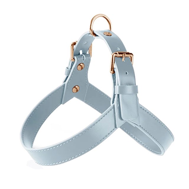 PU Leather Dog Harness Chest For Dog Vest Breast-Band Suit to Small Medium Large Dogs Walk Outdoor Pet Accessories For Animal ShopWise Round