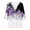#179-Purple, variant on Warop 3/4 Length Sleeve Womens Tops Casual Floral Graphic V-Neck Basic Tees Pullover
