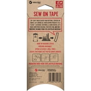 (3 pack) VELCRO Brand ECO Collection Sewem Fastener Tape 36in x 3/4in piece, Sustainable 70% Recycled Materials, Durable and Washable, Black