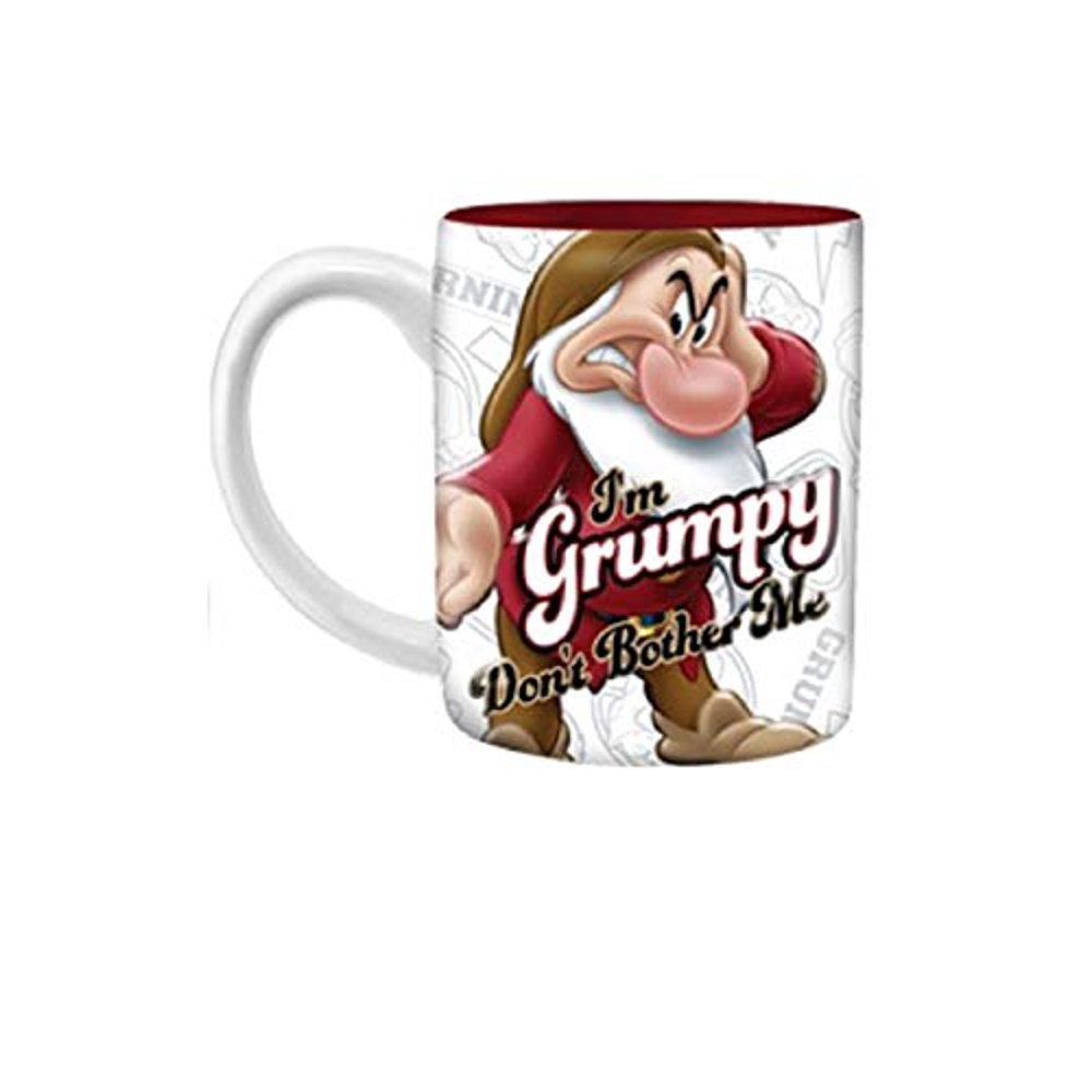Disney I'm Grumpy Don't Bother Me 14oz Relief Mug, Multicolored