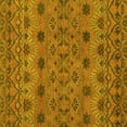thumbnail image 1 of Ahgly Company Indoor Square Abstract Yellow Modern Area Rugs, 8' Square, 1 of 4