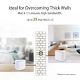 thumbnail image 5 of ASUS ZenWiFi AX Hybrid(XC5) AX3000 + MoCA 2.5 Mesh WiFi 6 System (2pk) - Whole Home Coverage up to 3,500 Sq.Ft. & 4+ Rooms for Thick Walls, AiMesh, Free Lifetime Security, Easy Setup, 5 of 10