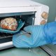 thumbnail image 2 of 1 Pair Silicone Microwave Oven Mitts BBQ Oven Baking Heat Resistant Pot Holders, 2 of 5