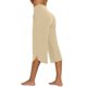 thumbnail image 3 of WILLBEST Pantalones Casuales de Lino de Verano Para Mujer, de Pierna Ancha, Con Cintura Elástica, de Color Liso, Para Un Estilo Relajado y Cómodo., 3 of 5