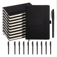 thumbnail image 1 of Libreta Bolsillo A5 Rayas Con Pluma 200 Páginas 20 Piezas negro, 1 of 5