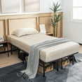 thumbnail image 3 of Costway Twin/ Full Folding Metal Platform Bed Frame 13 Inch Mattress Foundation 660 LBS, 3 of 9