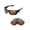 Brown - Polarized, variant on Walleva Purple Polarized Replacement Lenses For Oakley Style Switch Sunglasses