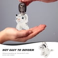 thumbnail image 3 of OULII 1Pcs Tiger Shape Keyring Cartoon Animal Design PP Cotton Zinc Alloy Bag Pendant For Daily Use And Gifting, 3 of 8