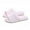 Pink, variant on Gyuzh Women's Memory Foam Fluffy Open Toe Slippers, Multi-Color, Size 6