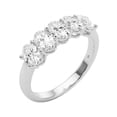 thumbnail image 2 of Jewelry Wedding Band 1.00 Carat Lab Grown Diamond Ring In 10K Solid Rose White & Yellow Gold, 2 of 3
