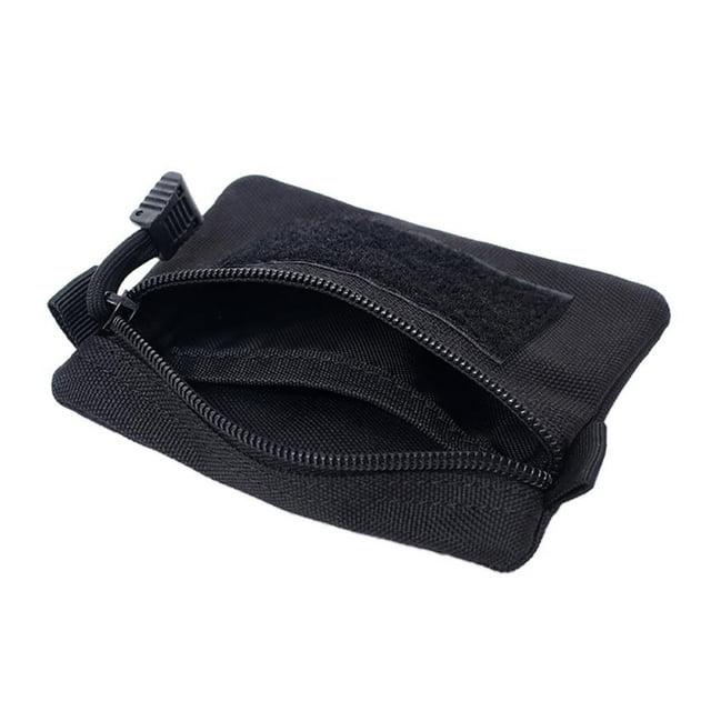Monedero, bolsa para llaves, bolsa para dispositivos electrónicos, bolsa para accesorios , Negro talla única B negro