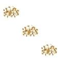 thumbnail image 4 of bedienty 100 Sets Ear Stud Tray Making Findings Earrings Stoppers Bottom Craft Hypoallergenic Earring Accessory Adults Using Gold Color/ 4mm 3Set, 4 of 6