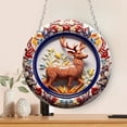 thumbnail image 3 of HOARBOEG New Christmas Acrylic Pendant Ceramic Style Door And Window Pendant, 3 of 7