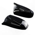 thumbnail image 1 of Gloss Black Side Mirror Cover Caps For X5 E70 X6 E71 2007-2013 Left And Right Replacement Trim, 1 of 5