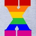 thumbnail image 2 of CafePress - Rainbow Letter X - Cute Infant Baby Football Bodysuit, 2 of 3
