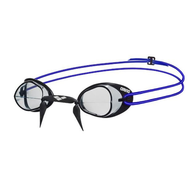 Arena Swedix Swimming Goggles in Clear-Blue, Adjustable Size 