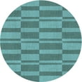 thumbnail image 1 of Ahgly Company Indoor Round Patterned Turquoise Green Area Rugs, 8' Round, 1 of 6