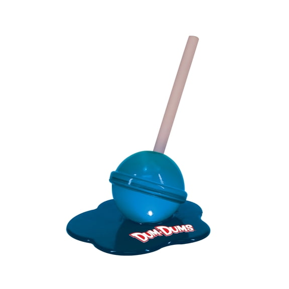 Dum-Dums Melting Lollipop Decorative Desk Light-USB Powered LED Novelty Lamp, Fun & Cute Candy-Themed Decor for Bedroom, Office, House-Warming, Rasberry Blue