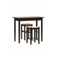 thumbnail image 2 of Linon 3-Piece Casual Dining Tavern Set, 24.85" Seat Height, Espresso Finish, 2 of 5