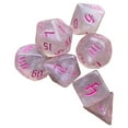 thumbnail image 4 of yotijay 3xAcrylic Polyhedral Dices Toys Math Teaching for Parties Table Games Pink, 4 of 9