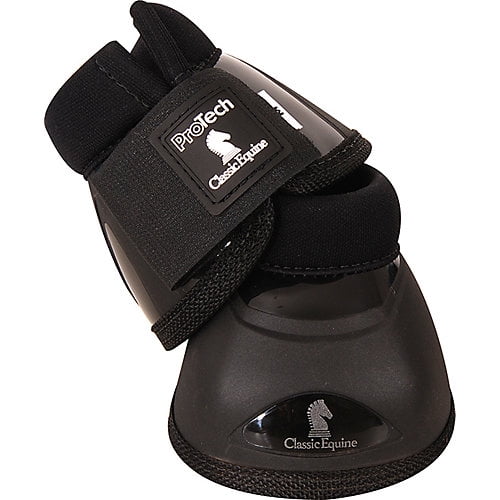 Classic Equine Pro Tech Hind Boots – Medium White, Horse Protection 3 thumbnail image