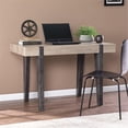 thumbnail image 3 of Maklaine Transitional Engineered Wood Multipurpose Desk in Natural / Black, 3 of 3