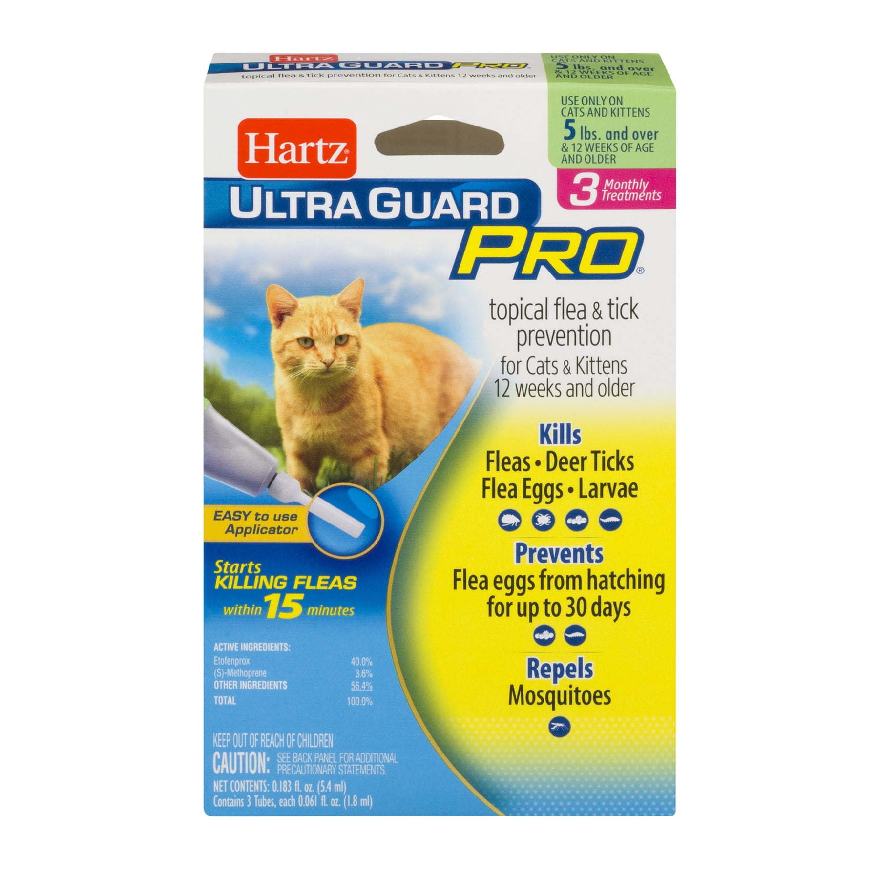 three month flea treatment for cats