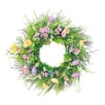 thumbnail image 1 of Corona de flores artificiales, decoración decorativa para puerta, corona floral, decoración del hogar para 50 centímetros, 1 of 9