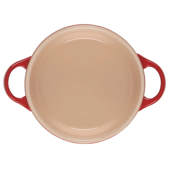 Le Creuset Cocotte Ronde Mini en Grès, 14 Oz, Cerise