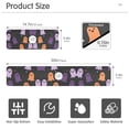thumbnail image 3 of Yayeee Faucet Mat for Kitchen Sink 30" Diatomite Long Splash Guard Pad, Halloween Orange Ghosts, 2 Pack, 3 of 7