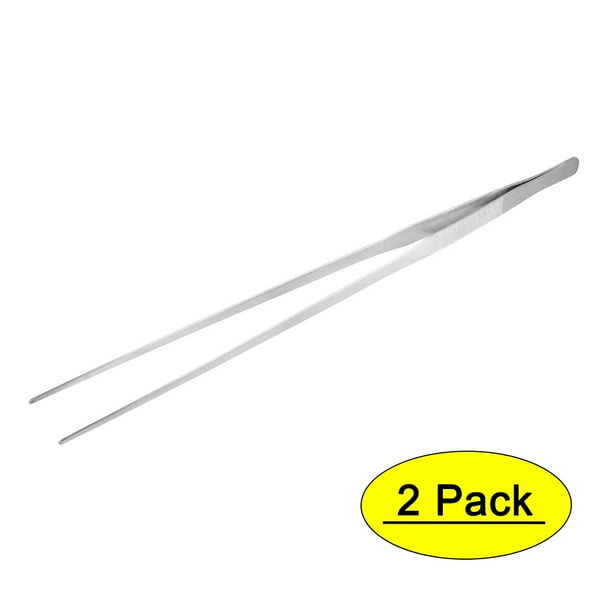 Aquarium Straight Tweezers 19 Inch Stainless Steel Extra Long, Fish Tank Aquatic Plants Forceps