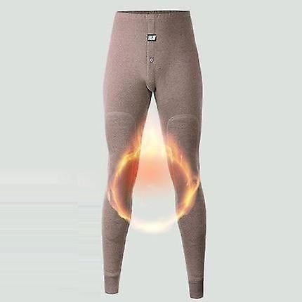 Thick Wear Thermal Underwear Pants-XXL (65-75kg)-Gray 