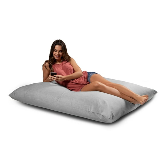 Jaxx Piper Giant Outdoor Bean Bag Pillow - Sunbrella Granite
